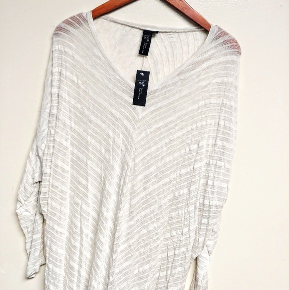 Focus Casual Life Oatmeal Long Knit Tunic Top - Picture 3 of 5
